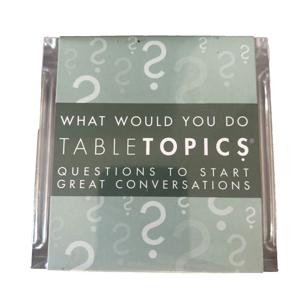 TableTopics What Would You Do: Questions to Start Great Conversations NEW Sealed